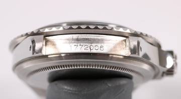 Thumbnail von Rolex Submariner (No Date) ref. 5513 aus 1967 – Traumhafte Vanille-Patina & graue Lünette – Nietenflexband