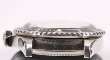 Thumbnail von Rolex Submariner (No Date) ref. 5513 aus 1967 – Traumhafte Vanille-Patina & graue Lünette – Nietenflexband