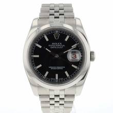  Rolex Datejust 36 Black Roulette Dial 