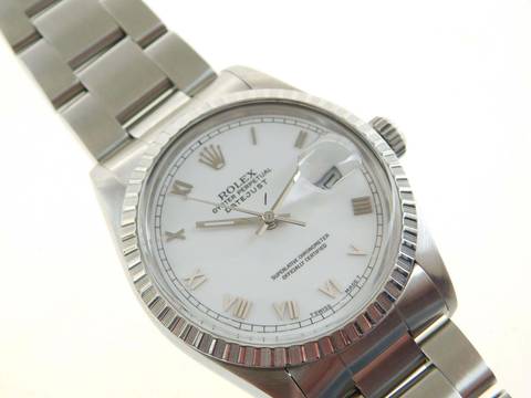  Rolex Datejust Stahl 36 mm Stella Dial römisch T Swiss Made T v 1987 im Top Zustand R Serie seltenes Stella Zifferblatt 