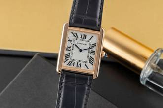 Thumbnail von Cartier Tank Solo LM 18k (0,750) Roségold Quarz Herrenuhr Ref. W5200025 Papiere