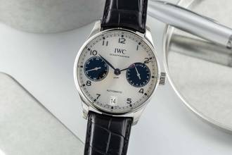 Thumbnail von IWC Portugieser Automatik Edelstahl Automatik Herrenuhr Ref. IW500706 one out of 50