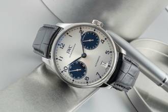 Thumbnail von IWC Portugieser Automatik Edelstahl Automatik Herrenuhr Ref. IW500706 one out of 50