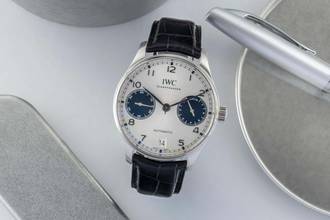 Thumbnail von IWC Portugieser Automatik Edelstahl Automatik Herrenuhr Ref. IW500706 one out of 50