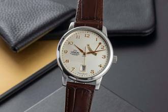 Thumbnail von Union Glashütte Diplomat Stahl Automatik Herrenuhr 26.44.16.02.10 B&P 2009