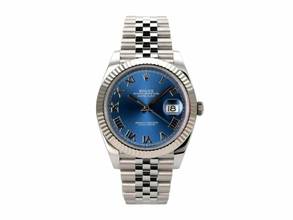  Rolex Datejust 41 Edelstahl Weißgold 126334 Blau Röm Jubile 