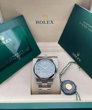  Rolex Oyster Perpetual Pistachio Dial 2025 FULL SET WITH BOX AND PAPERS NEW 41mm 