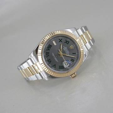  Rolex Datejust II Wimbledon Ø 41 mm Stahl/18k Gelbgold Full Set 