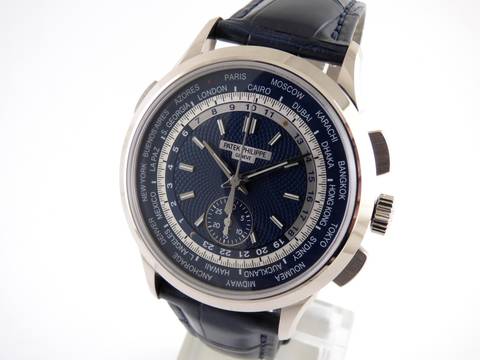  Patek Philippe World Time Chronograph Mint condition / full Set 