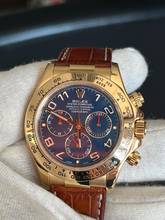 Thumbnail von Rolex Daytona 116518 Daytona LC 100-NOS-Neuer Service Full Set Blue Racing Dial 18k Gelbgold
