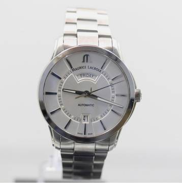  Maurice Lacroix Pontos Day Date Full Set//Ref.PT6358-SS002-130-1//#KS 