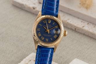  Rolex Lady-Datejust 18k (0,750) Gold Automatik Damenuhr Ref. 6917 Vintage 