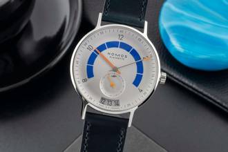  NOMOS Autobahn Neomatik 41 Datum Sportgrau Stahl Ref.1303 