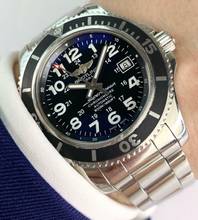  Breitling Superocean II a17365C9 Full Set Black Dial Box Papers a17365C9 