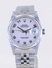 Thumbnail von Rolex Datejust 16200 Saphirglas Computer dial Jubiléband rar Automatik B+P