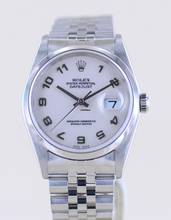 Thumbnail von Rolex Datejust 16200 Saphirglas Computer dial Jubiléband rar Automatik B+P