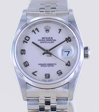  Rolex Datejust 16200 Saphirglas Computer dial Jubiléband rar Automatik B+P 