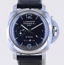  Officine Paneral Luminor 1950 GMT 8-Days 44mm Date Pam233 B+P Full-Set 