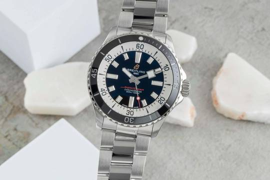  Breitling Superocean 42 Automatik Herrenuhr Ref. A17375211B1A1 B&P 