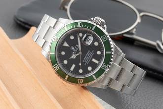 Thumbnail von Rolex Submariner Date Kermit Automatik Herrenuhr Swiss Made Dial Ref. 16610LV