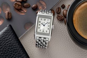 Thumbnail von Jaeger-LeCoultre Reverso Lady Stahl Handaufzug Damenuhr Ref. Q2608140 221.8.86