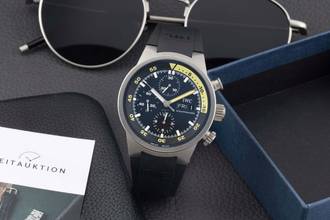 Thumbnail von IWC Aquatimer Chronograph Schaffhausen Aquatimer Chronograph Automatic Titanium Ref. IW371918 B&P 2007