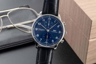 IWC Portugieser Chronograph Limited Edition 150 Years Automatic Ref IW371601 B&P