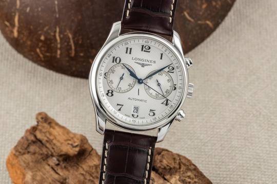 Longines Master Collection Chronograph Stahl Automatik Ref L2.629.4 B&P 2008 