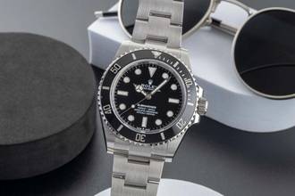 Rolex Submariner (No Date) Stainless Steel Automatic Men's Watch Ref. 124060 B&P 2023