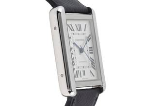 Thumbnail von Cartier Tank Solo XL stainless steel automatic men's watch Ref. WSTA0029 B&P