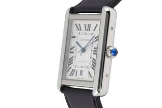 Thumbnail von Cartier Tank Solo XL stainless steel automatic men's watch Ref. WSTA0029 B&P