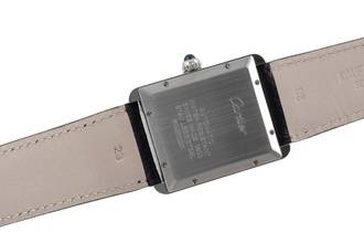 Thumbnail von Cartier Tank Solo XL stainless steel automatic men's watch Ref. WSTA0029 B&P