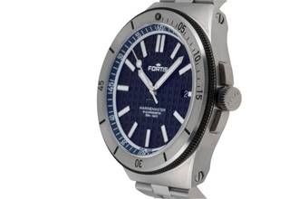 Thumbnail von Fortis Marinemaster M-44 Ocean Blue Steel Automatic Men's Watch Ref. F8120022 B&P