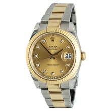 Thumbnail von Rolex Datejust 41 Champagne/Diamond Index Ref. 126333 Serviced