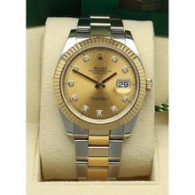 Thumbnail von Rolex Datejust 41 Champagne/Diamond Index Ref. 126333 Serviced