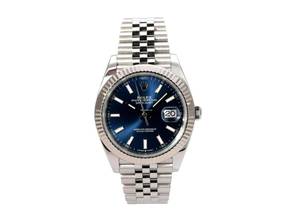 Rolex Datejust 41 Ref. 126334 Edelstahl / Weißgold Blau Jubile-Band 