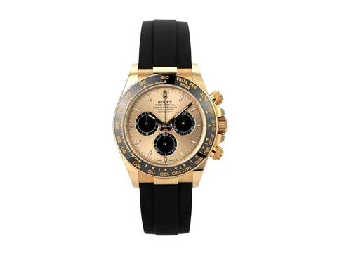  Rolex Daytona Gelbgold / Oysterflex Ref. 126518LN Champagner 