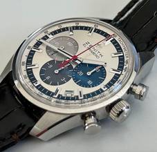 Thumbnail von Zenith El Primero Chronomaster Original 1969 perfektes Fullset Erstkaufrechnung und Lederband aus 2021