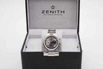Thumbnail von Zenith El Primero Chronomaster Original 1969 perfektes Fullset Erstkaufrechnung und Lederband aus 2021