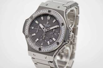 Thumbnail von Hublot Big Bang Evolution Earl Grey 44mm Factory Diamond perfektes 301.ST.5020 Fullset deutsche Auslieferung