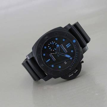  Panerai Submersible Carbotech Ø 42 mm 2 Armbänder Full Full Full Set Top Zustand 