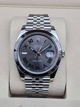  Rolex Datejust 41 41mm 126300 Wimbledon dial Jubilee Bracelet Unworn Condition Full Set 6-2026 