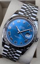Thumbnail von Rolex Datejust 41 41mm Jubilee 126334 Blue Roman dial / Azzuro Blue Like New Condition Full Set 11-2025