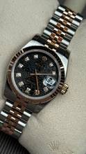 Rolex Lady-Datejust NOS - partial stickers black diamond dial 