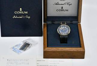 Thumbnail von Corum Admiral's Cup 99.810.31 V-52 | Full Set 1993 | blue Steel & Gold