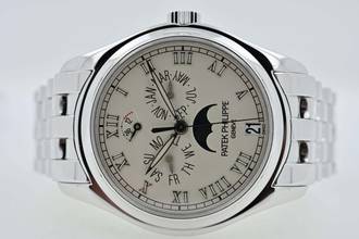 Thumbnail von Patek Philippe Annual Calendar 18k White Gold 5036/1G-017 Patek Service 03/2026