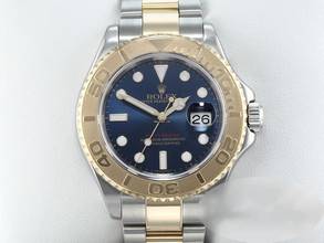 Rolex Yacht-Master 40 40mm 16623 Steel Yellow Gold 750 Automatic 2007 Rolex-service: 2025 Stainless Steel 18kt Yellow Gold Oyster-band Chronometer Blue Dial