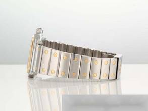 Thumbnail von Cartier Santos Galbée stainless steel yellow gold 750 W20011c4 date steel steel 18kt yellow gold