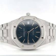  Audemars Piguet Royal Oak Blue MK1 Dial Long Index Straight Font 