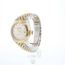 Rolex Lady-Datejust 28 Steel/Gold Jubilee Silver Diamond Dial